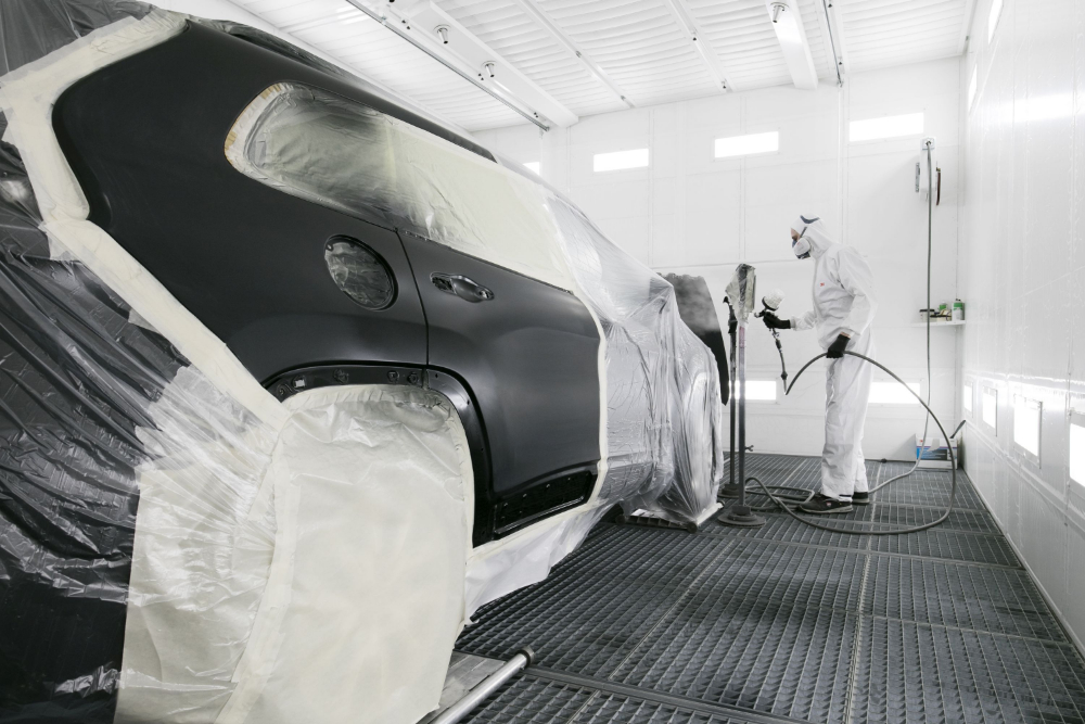 Voor een efficiënte werking moet de workflow optimaal afgestemd zijn op de inrichting van de carrosserie