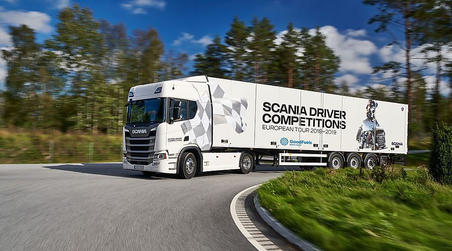 GoodFuels partner van Scania Driver Competitions