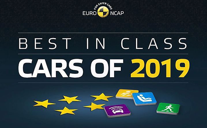 Euro NCAP publiceert ‘Best in Class Cars’ 2019