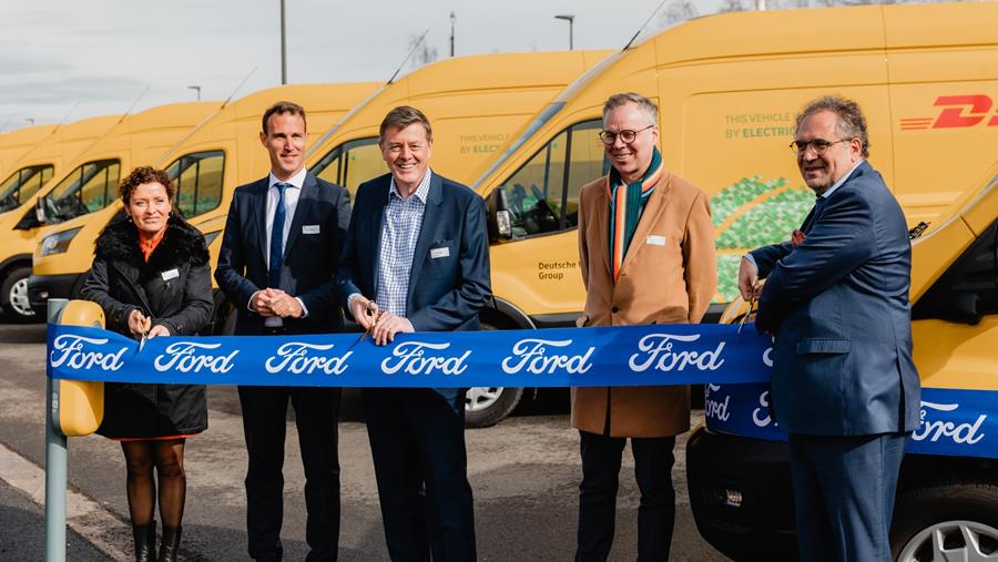 DHL Express België investeert in 100 Ford E-Transits