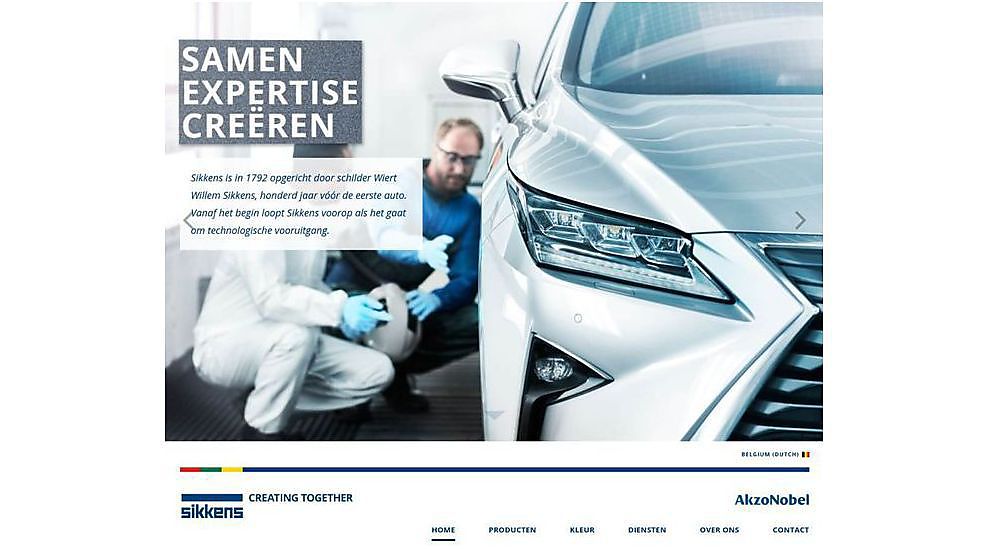 AkzoNobel lanceert nieuwe website voor Sikkens Vehicle Refinishes