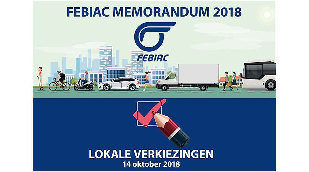 Febiac doet 42 voorstellen in memorandum voor lokale besturen