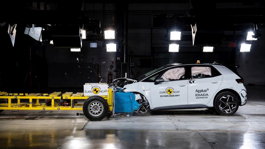 Vijf sterren voor ID.3 in veiligheidstests Euro NCAP