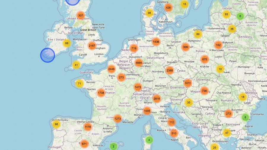 Nieuwe studie wijst precieze locaties aan voor oplaadinfrastructuur in de EU