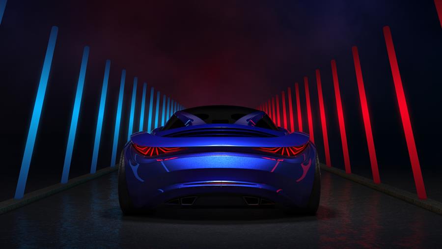 Le bleu techno est la couleur des voitures de 2023