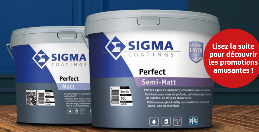 Découvrez les promotions Sigma Perfect!