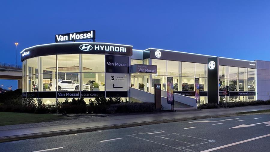 Nouvelle succursale Van Mossel Hyundai, MG et Maxus à Gand