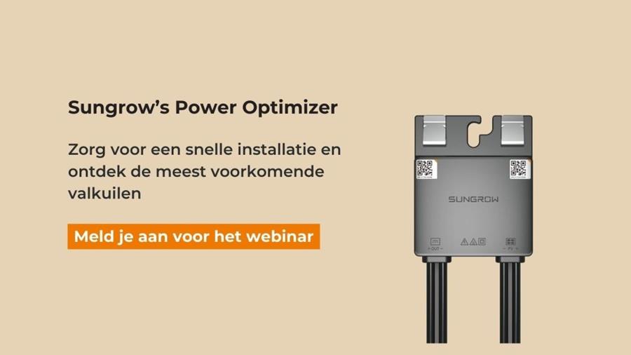 Sungrow lanceert Power Optimizers