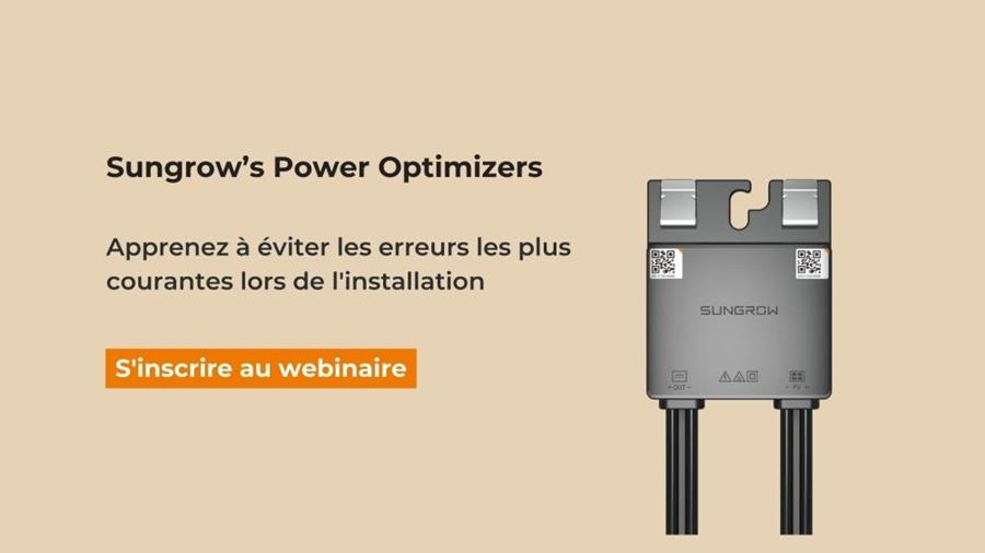 Sungrow lance les Power Optimizers