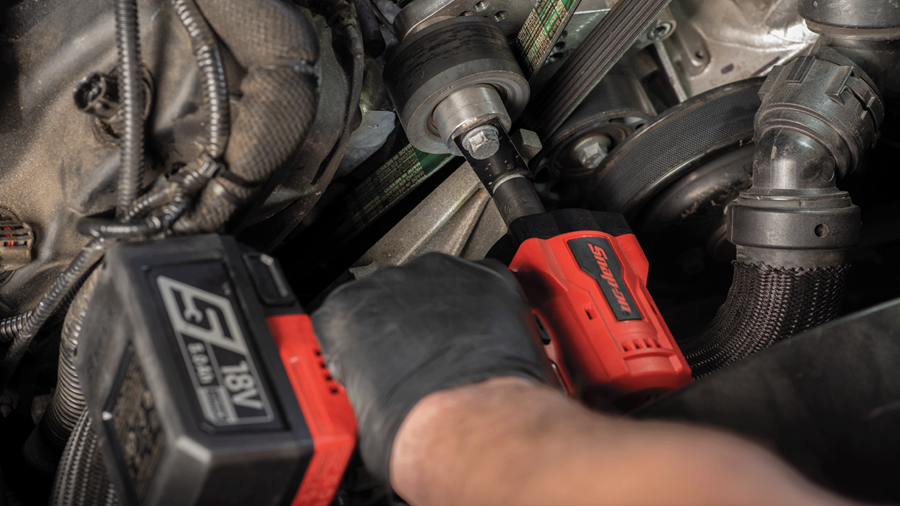 Snap-on lanceert compacte en sterke accuslagmoersleutel