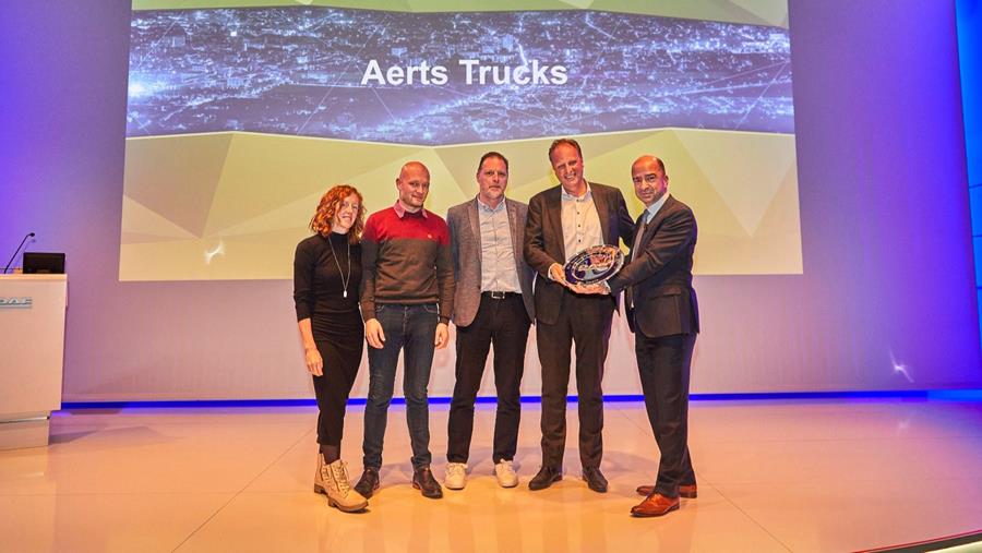 Aerts Trucks nommé "Concessionnaire de l'année 2024" de DAF Belux