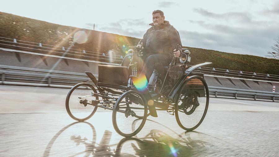 La Benz Velocipede réunit l'histoire et le futur high-tech