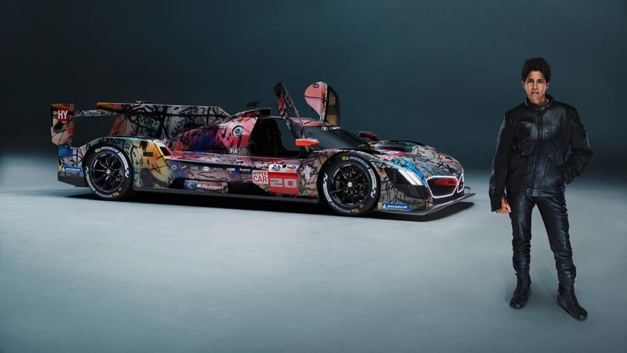 Wereldpremière van Julie Mehretu's BMW Art Car in Centre Pompidou te Parijs