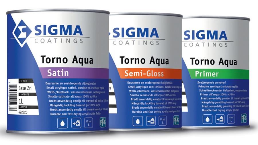 Sigma Torno Aqua. Pour l'extérieur et l'intérieur. Avec une élasticité encore améliorée!