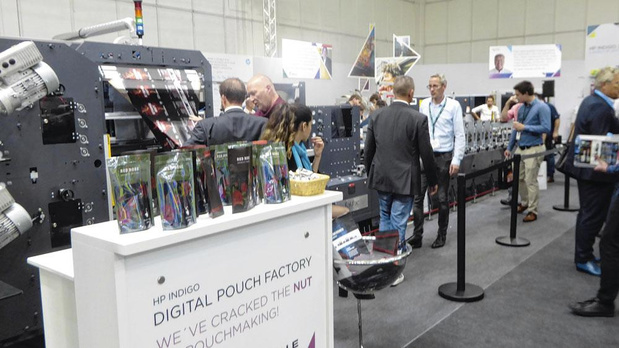 Pouches in opmars op Labelexpo