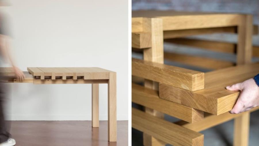 Hedendaagse meubelontwerpen tonen ambacht en innovatie