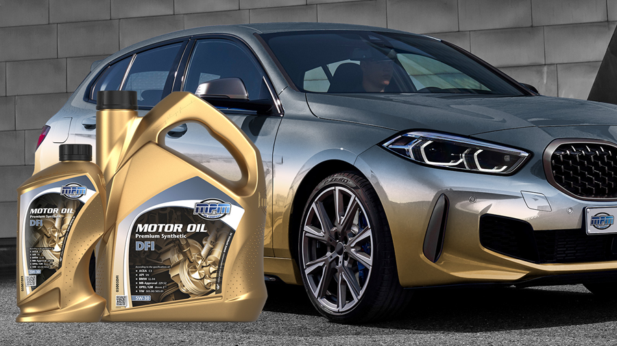 Nieuwe premium synthetische motorolie 5W30 DFI specifiek voor BMW